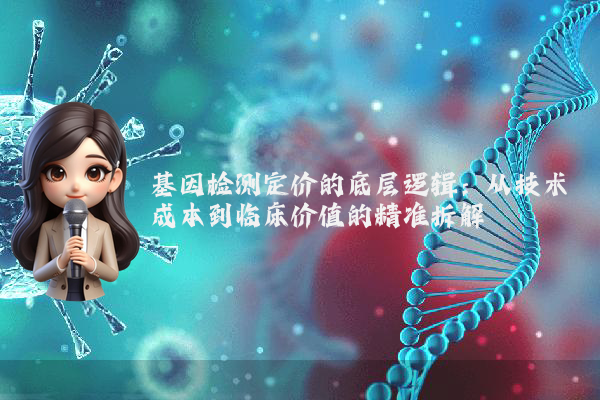 基因检测定价的底层逻辑：从技术成本到临床价值的精准拆解